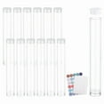 thumbnail image 1 of 20 Pack Clear Plastic Tube Empty Storage Tubes with Lid 5 Inch Long Round Tubes Transparent Tube Container Test Tube, 1 of 6