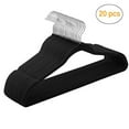 20 Pack Clothes Hangers, Non Slip Velvet Hangers with 360° Rotatable Hooks Space Saving Hangers