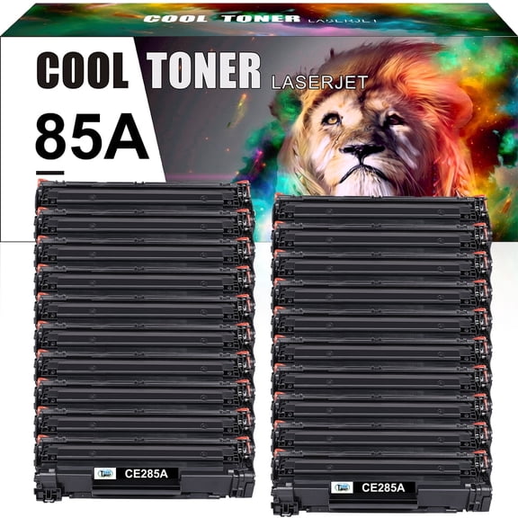 20-Pack Compatible Toner Replacement for HP CE285A LaserJet Pro P1100 P1102 P1102W P1102WHP, Pro M1132 M1210 M1130 M1212NF M1217NFW Printer Toner Ink Black