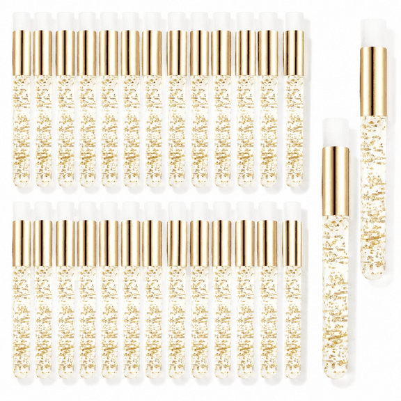 20 Pack Crystal Eyelash Cleaning Brushes for Lash Extensions Deep Pore Cleansing
