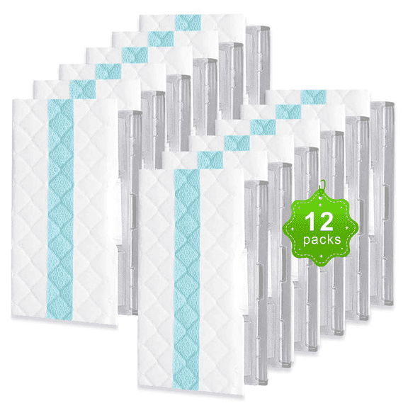 20pc Disposable Absorbent Mop Replacement Pads Compatible with VM252 VM251 VM250 VM200 VC205 QM250 Models, Essential Replacement Accessories for Household Vacuum Mops,20-Pack
