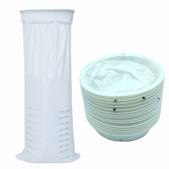 20 Pack Disposable Emesis Bags, Barf Bags, Hospital Grade Nausea Bags Perfect for Motion, Car & Aircraft Sickness and Pregnant Women, 1000ml