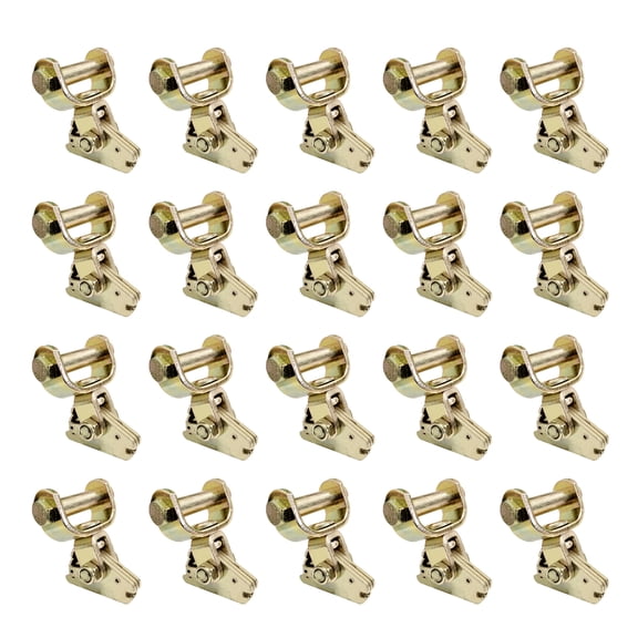 20 Pack E-Track Idler Swivel Tie-Down Anchor for E-Track Rail Truck Van 1666 WLL