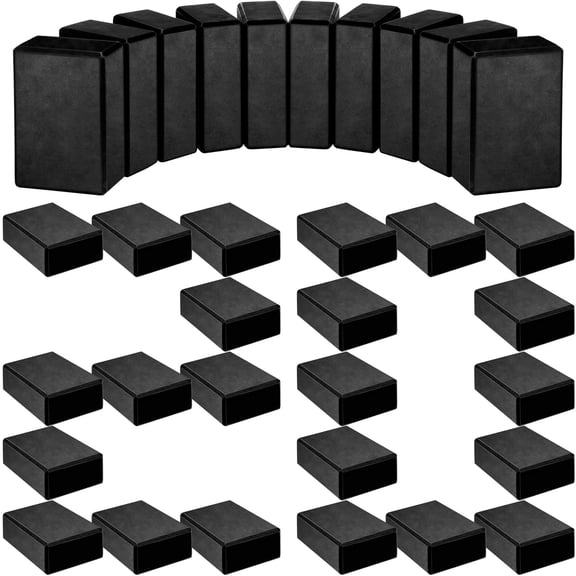 20 Pack EVA Foam Yoga Blocks Black Support Prop for Pilates Stretching Meditation