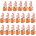 thumbnail image 1 of 20 Pack Easter Bunny Carrot Treat Boxes, 3D Rabbit Candy Favor Boxes for Cookies Chocolate Easter Egg Hunt Spring Party Gift Box Decoration, 5.91x0.54 Inch, 1 of 9