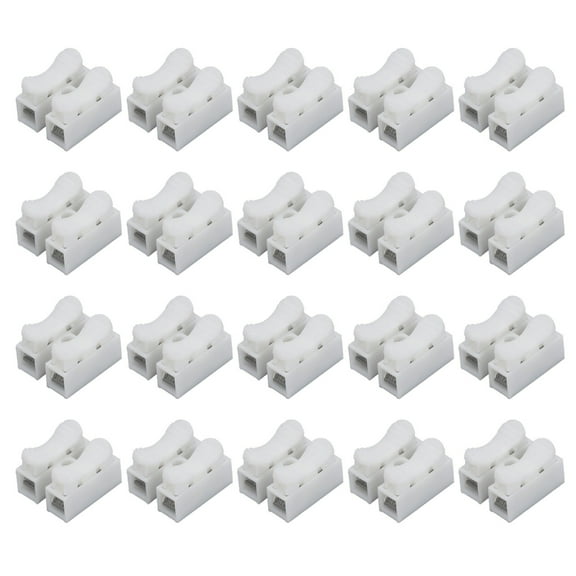 20 Pack Easy To Use Push In Connectors Electrical Terminals For Electricians Hobbyists & Home Wiring Enthusiasts