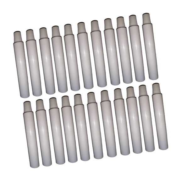 20 Pack Empty Aluminum Paint Tubes Portable Travel Storage Bottles for Artists Acrylic Oil Watercolors