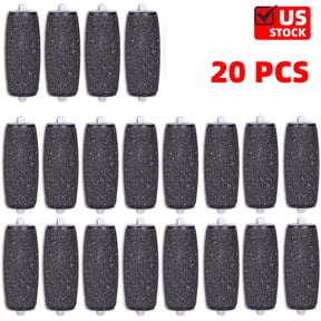 20 Pack Extra Coarse Replacement Roller Refill Heads Compatible with Amope Pedi Refills Electronic Foot File