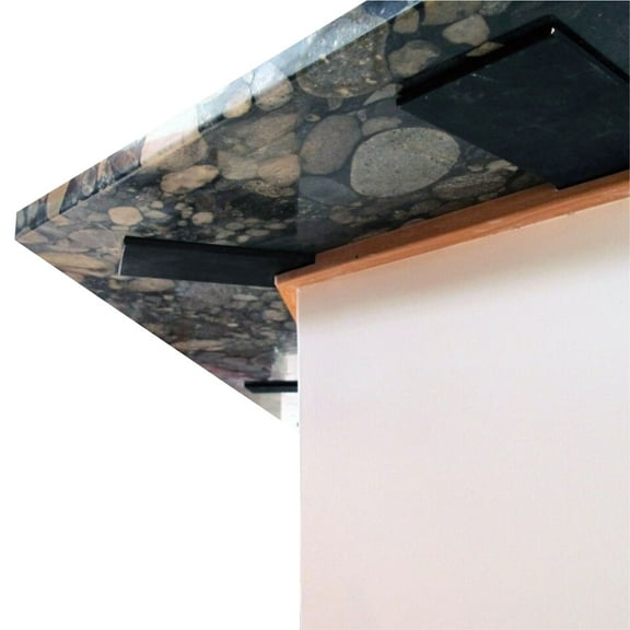 20 Pack FastCap Stealth Speed Brace, 12", Black, for Hidden Countertop Installs