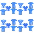 thumbnail image 1 of 20-Pack Faucet Aerator Removal Wrench Set, Blue Plastic Key Tools for Recessed Cache Faucets, Universal Sink Aerator Wrenches for Bathroom and Kitchen, 1 of 5
