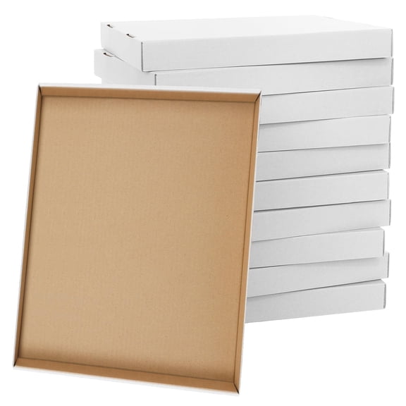 20 Pack File Box Lids, Fits for 15" x 12" x 10" Cardboard Letter or Legal File Moving Boxes Covers for Packing Moving and Storage Supplies, Box Not Include(Brown)