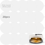 20 Pack Flea Trap Refill Discs 7.1 Inches Sticky Pad Refills, Natural Odorless Glue Board Replacement for Flea Trap, Safe for People and Pets