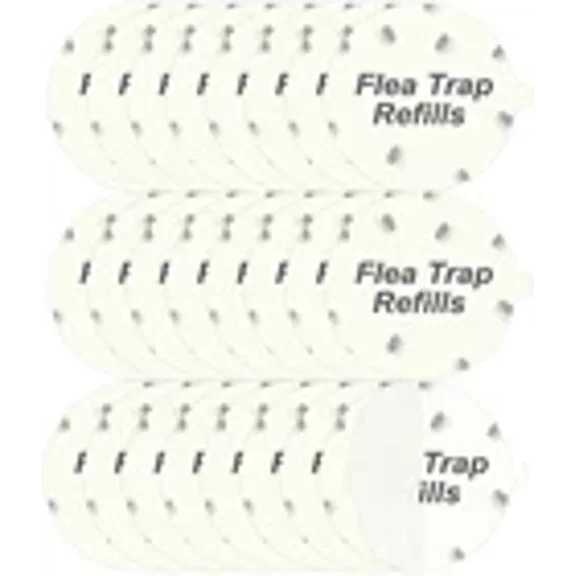 20 Pack Flea Trap Refill Discs Replacement Glue Boards, 7.1" Sticky Pads for Mos
