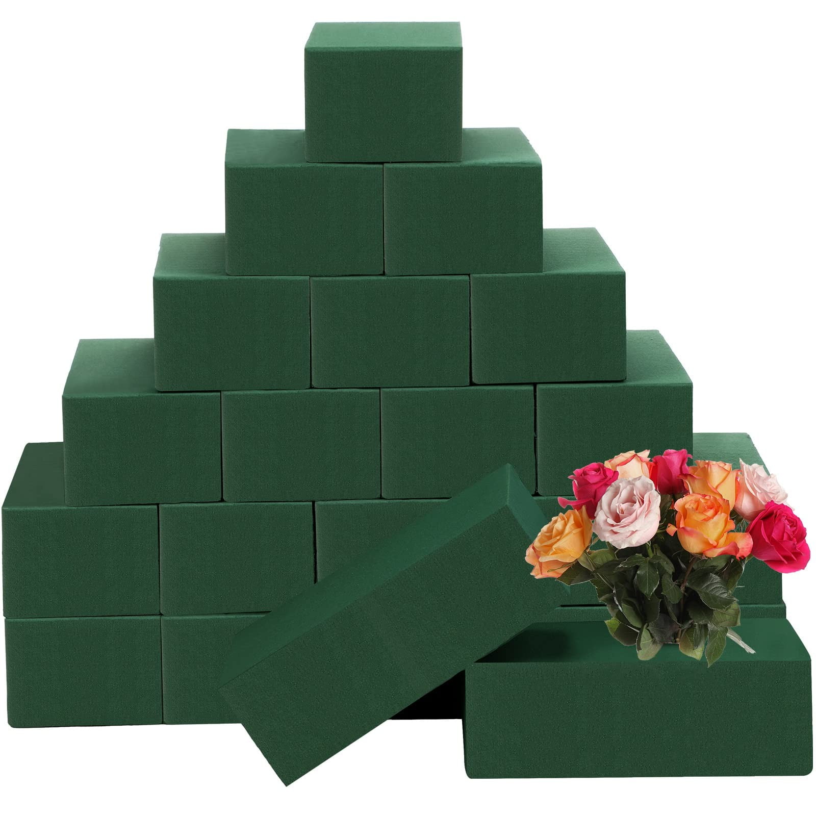 Floral Foam Bricks 23x11x8cm Wet Or Dry Florist Grade Stunning Fresh Artificial Flower Arrangements Wet Foam Green 10 - View #2