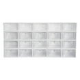 Walmart 20 Pack Foldable Plastic Shoe Box, Stackable Sneaker Storage ...