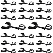20 Pack Football Mouth Guards with Strap, Black Sports Mouth Pieces with Comfortable Inner Fit and Adjustable Tether for Boxing, Lacrosse, Basketball and Wrestling
