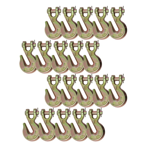(20 Pack) G70 1/2" Grab Hook with Pins Grade 70 Transport