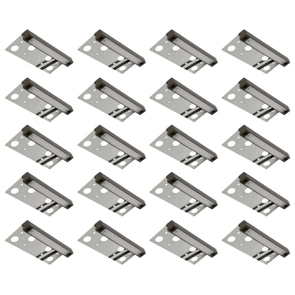 20-Pack GKOplus Frosted Lens Hardscape Light, UL Listed, 6.8 Inches Long, Integrated 22pcs 2700K LED Light Source, Landscape LED Step Light, Solid Die-cast Aluminum Housing, Low Voltage 12V AC/DC