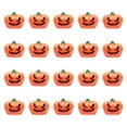 thumbnail image 1 of 20 Pack Halloween Pumpkin Ornaments Resin Crafted for Tabletop Party Supplies Fairy Garden Yard Decoration, 1 of 9