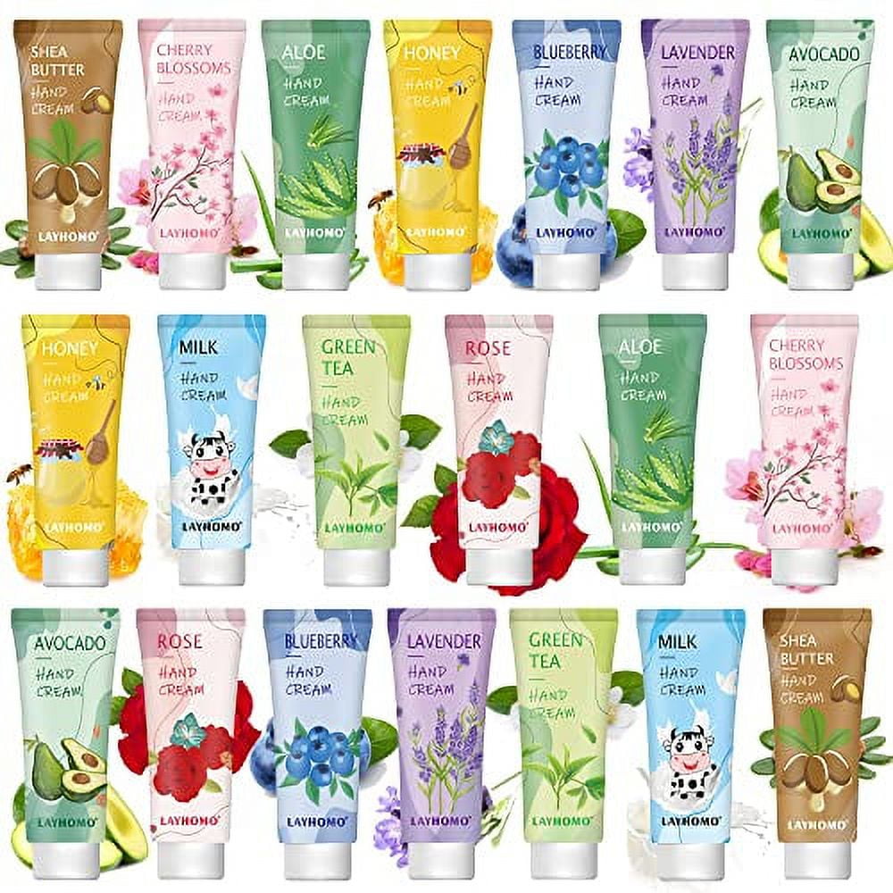 20 Pack Hand Cream Gift Set for Women,Hand Lotion for Dry Cracked Hands