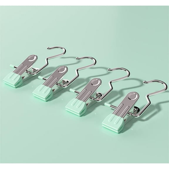 20 Pack Hanger Clips, Multi Function Clip Hooks, Laundry Hanging Hooks Clips, Clothes Clips, Closet Hangers, Boot Clips, Sock Clips, Hat Clips, Glove Clips, Trouser Clips, Towel Pins