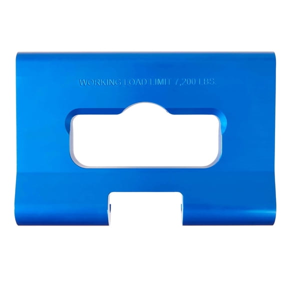 (20 Pack) Heavy Duty 7.5 Blue Aluminum Removable J-Plate For Extruded Tie Down for East Trailers - 7,200 Lbs Working Load Limit