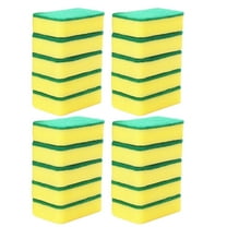 ​20-Pack Heavy Duty Kitchen Sponges - Non-Scratch Scouring Pads with Double Sides (11x7cm, Individually Wrapped) for Dishes, Bathroom & Car​​