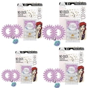 20 Pack - Invisibobble Disney Princess Ariel Kids Spiral Hair Rings, No-Ouch Coil Hair Ties, Strong Grip, Non-Soaking, Comfortable Updo Styling for Girls, Toddlers & Kids,