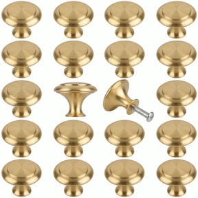 20 Pack Kitchen Cabinet Door Knobs, Pulls, and Drawer Handles with Screws, Suitable for Kitchen and Bathroom Drawers Gold