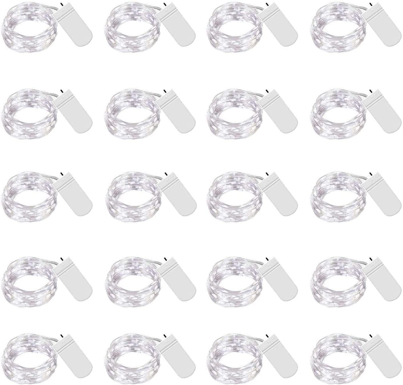 20Pack LED String Lights Battery Operated Starry String Lights for