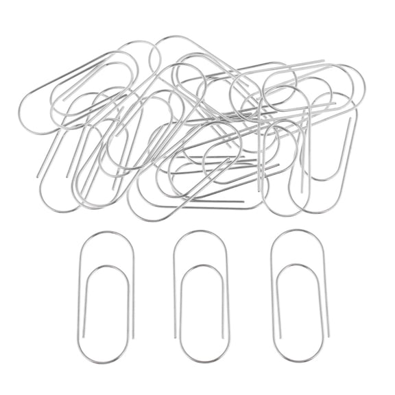 20 Pack Large Metal Paper Clips Jumbo Bookmark Statiry Paperclips