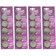 20 Pack Lithium Coin Battery - 3 Volt - For Keyless Entry and Remote Controls - CR2450 Size - Loopacell Brand
