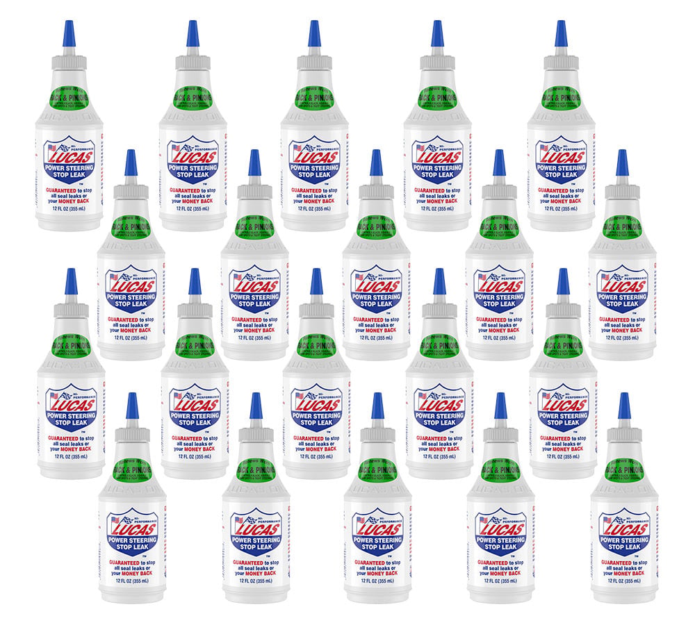 (20 Pack) Lucas Oil 10008 Power Steering Stop Leak - 12 Ounce