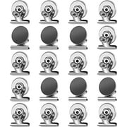 20 Pack Magnetic Clips Fridge Magnets, Heavy Duty Refrigerator Magnet Clips Whiteboard Magnet Clips, Strong Clips Magnets Scratch Free Metal Magnet Clips for Fridge, Whiteboard, Kitchen, Office