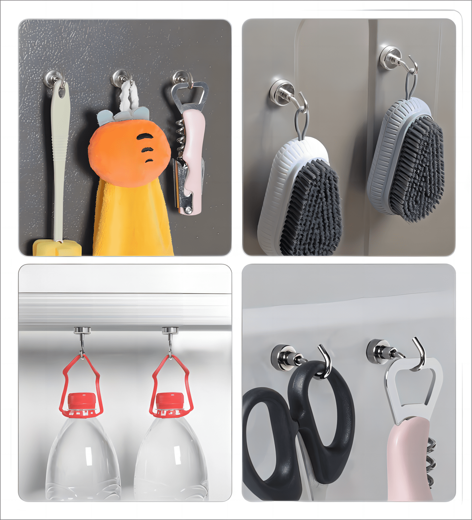 20 Pack Hooks, 22Lbs Heavy Duty Strong Hooks for Kitchen, Home, Cruise