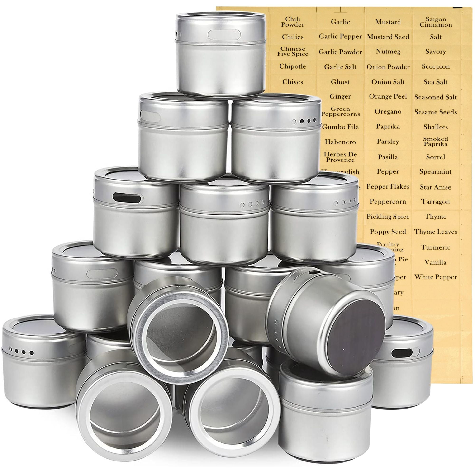 https://i5.walmartimages.com/seo/20-Pack-Magnetic-Spice-Containers-for-Refrigerator-with-94-Labeling-Stickers-Seasoning-Jars-with-Clear-Sift-and-Pour-Top-Lids-3-4-oz_bb23534e-421a-4e23-a601-067fcd07238a.35eef41e84fec3815ff1b6c42845a7f0.jpeg