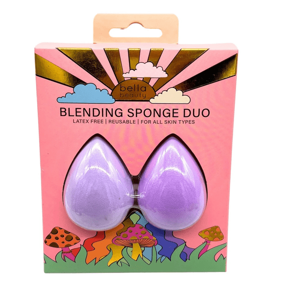 20 Pack Makeup Blender Sponges, Ultra-Soft Latex Free, Teardrop Shape for Precise, Full Coverage, Perfect for Foundation, Concealer, Liquids, Creams, Powders, Washable, Beauty Tools, Bulk, Purple