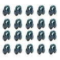 thumbnail image 1 of (20 Pack) Malleable Wire Rope Clips 3/8", Wire Rope Turn Back 9.50", 1 of 3