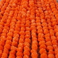 thumbnail image 1 of 20 Pack Marigold Garland | Indian/American Wedding, Diwali, Housewarming Decoration, Faux Marigolds for DIY Backdrops, 1 of 7