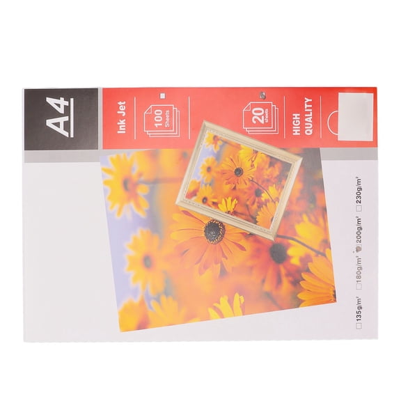 20 Pack  Matte Photo Paper 8.3 x 11.7 Inches 200gsm High Light Inkjet Print Sheets 20Pcs 7in