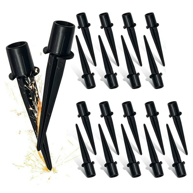 20 Pack Metal Replacement Stakes for Solar Lights Outdoor,Solar Pathway