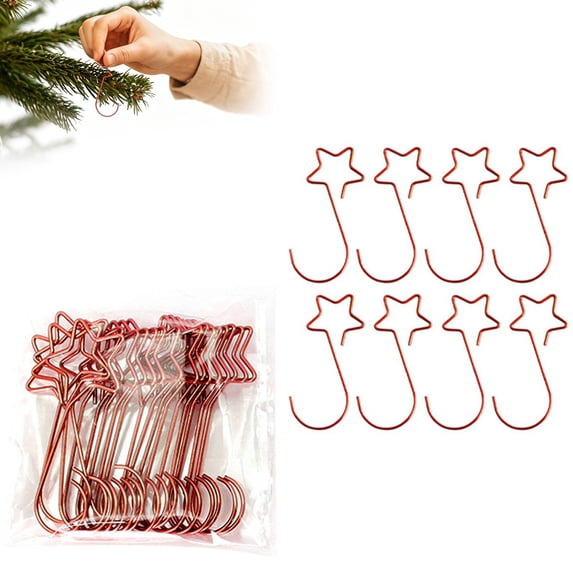 20 Pack Metal S Shaped Christmas Ornament Hooks For Hanging Tree Decorations Wreath Garlands Holiday Displays