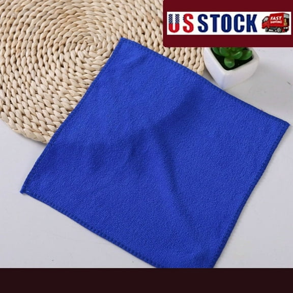 20 Pack Microfiber Cleaning Cloth No-Scratch Rag Car Polishing Detailing Towel