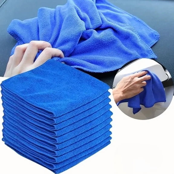 20 Pack Microfiber Cleaning Cloth No-Scratch Rag Car Polishing Detailing Towel