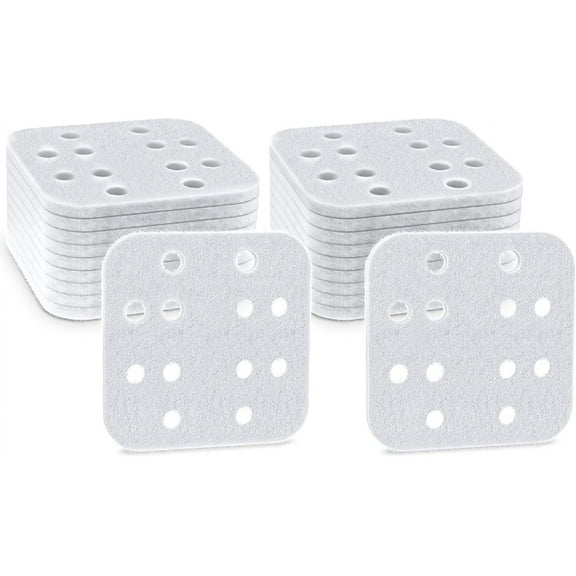 20-Pack Mineral Absorption Pad, Humidifier Replacement Filters Compatible with LEVOIT LV600S, LV600HH, OasisMist450S Humidifier, Works for Fine Particles in Water Tank, White