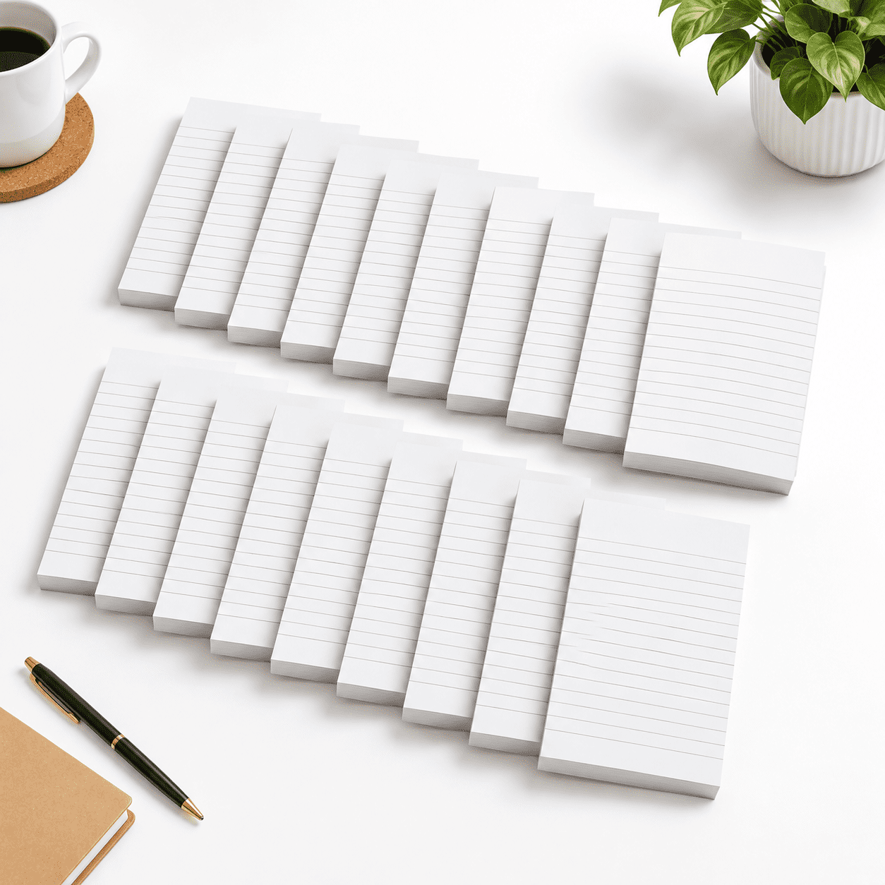 Writing Note Es 20 Pack Note Pads Small 4x6 In Lined Writing Memo Refills Scratch ...