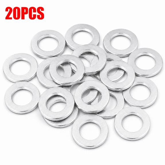 20 Pack Oil Drain Plug Washer 14mm Aluminum Crush Gasket 94109-14000 for Honda Acura
