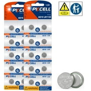 20 Pack PKCELL 1.5V AG10 Alkaline Button Cell Battery LR1130 389A 189 LR54