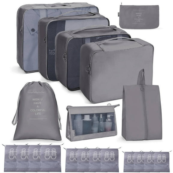 20 Pack Packing Cubes for Suitcases, Travel Essentials for Carry on,Travel Bags for Women and Men,Luggage Organizer Bags Set for Travel Accessories