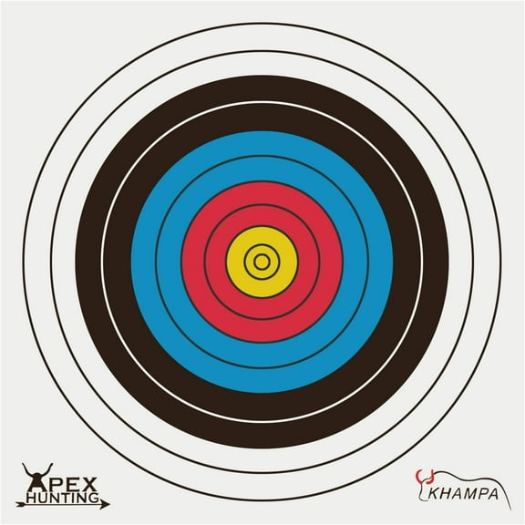 [20 Pack] Paper Archery Target for Backyard- Water and Tear Resistant Bow Arrow Targets for Hunting & Archery Targets,Target Practice Accessories - 15 in x 15 in (40cm)